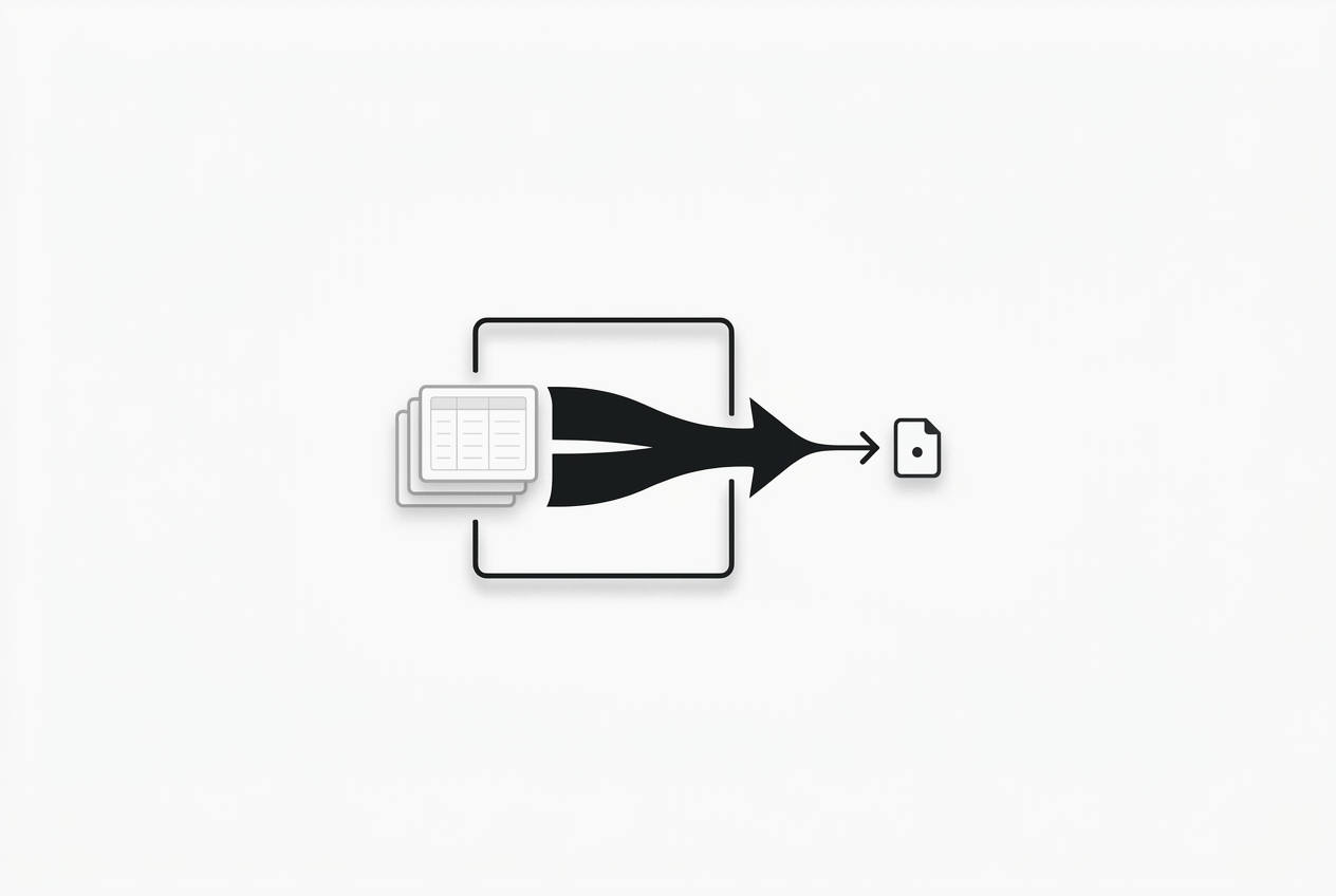 Diagram of a small dataset aligning a much larger model