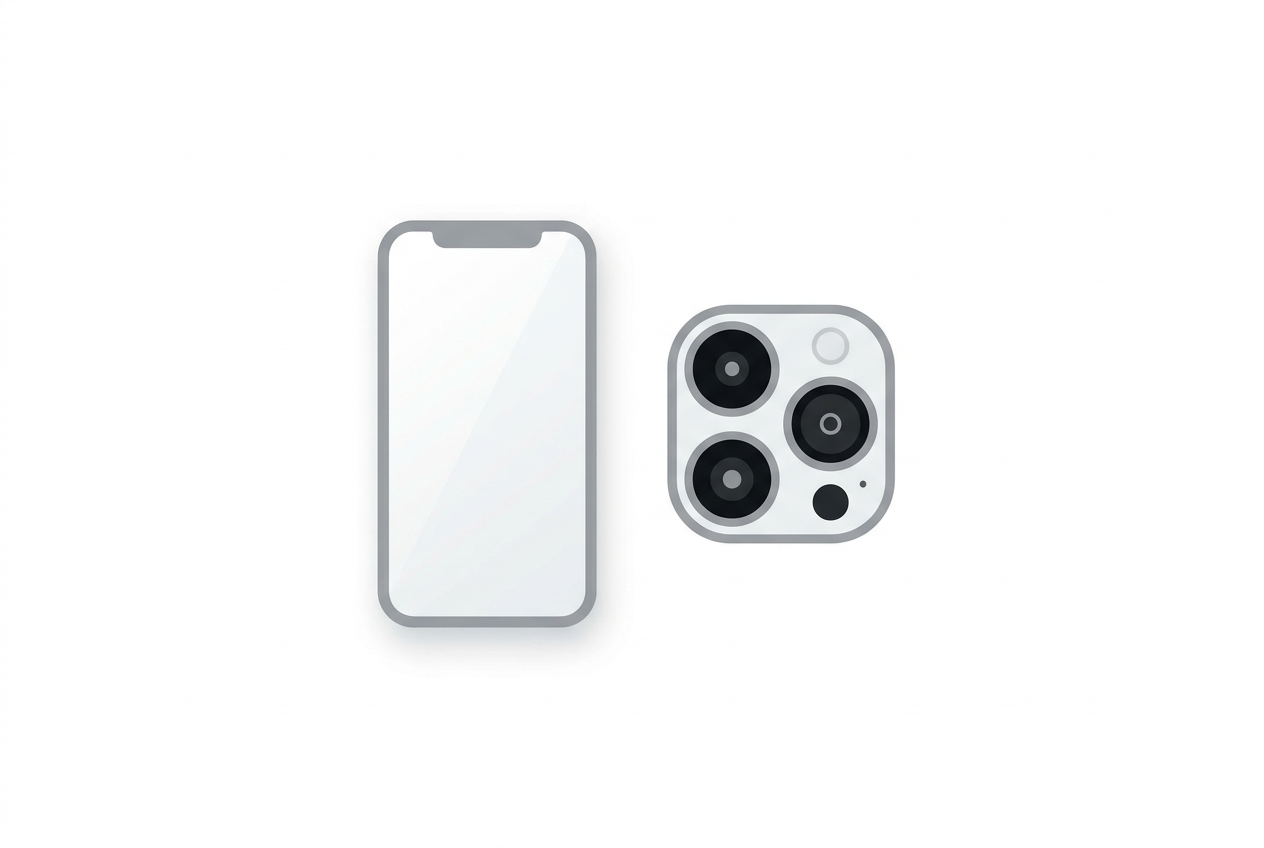 Pixel Pro hardware: bright screen and camera array