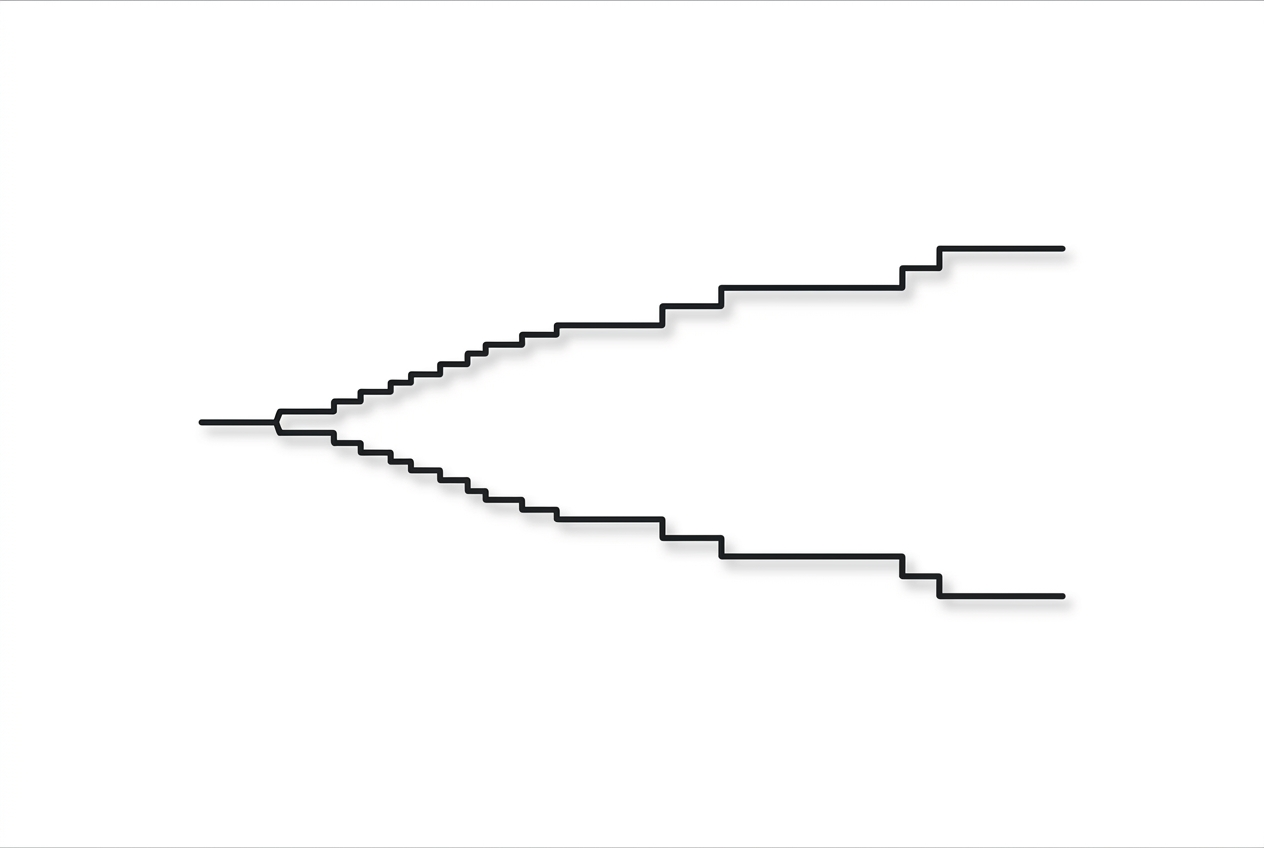 Survival curve showing extended lifespan in treated group