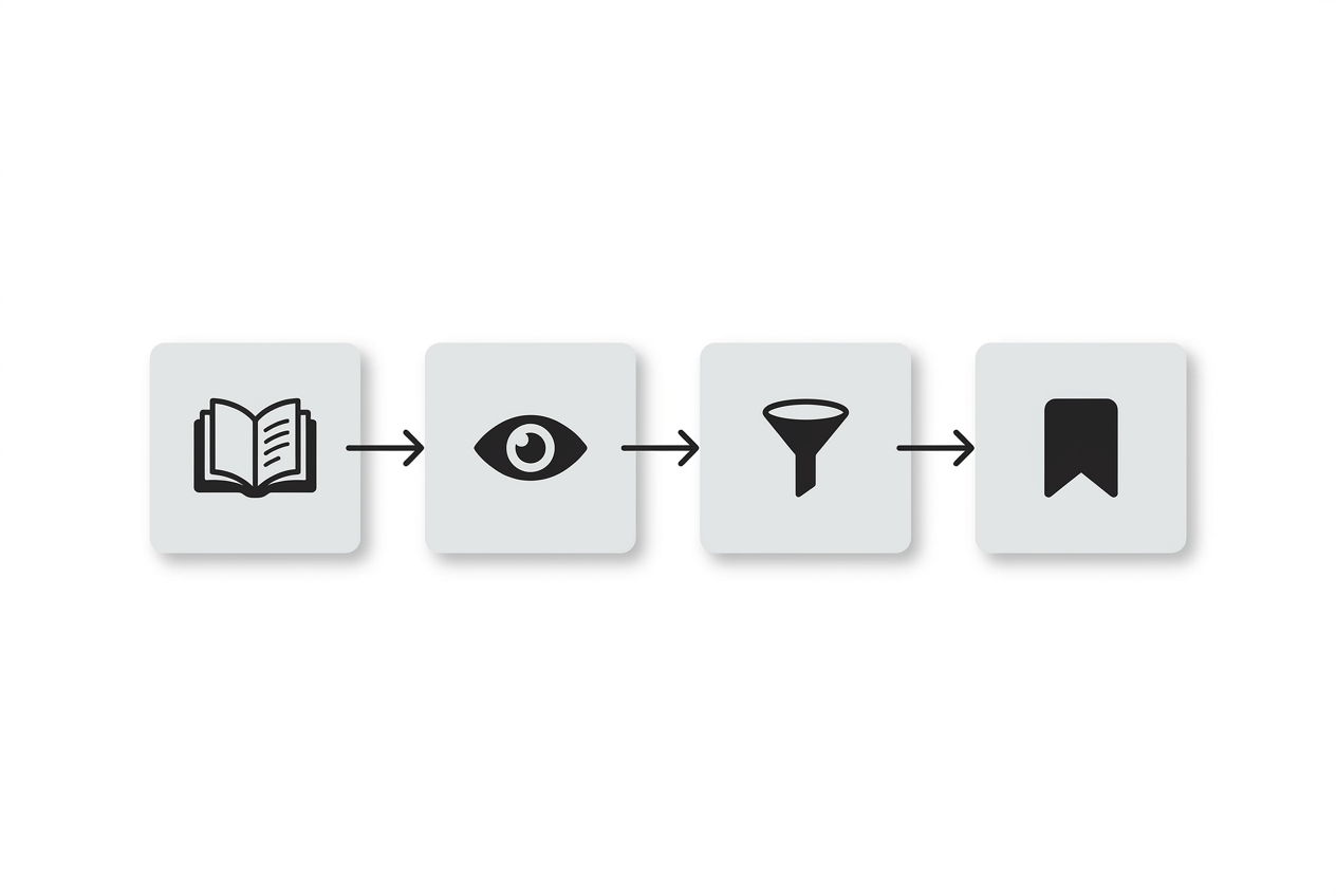 diagram of specialized tools matched to distinct jobs in a workflow