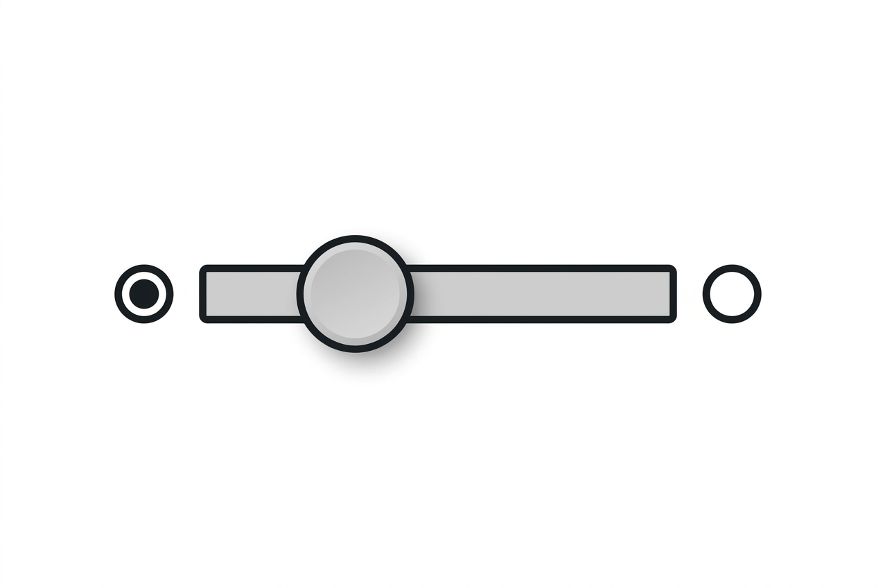 A dial representing insight sliding along a continuum