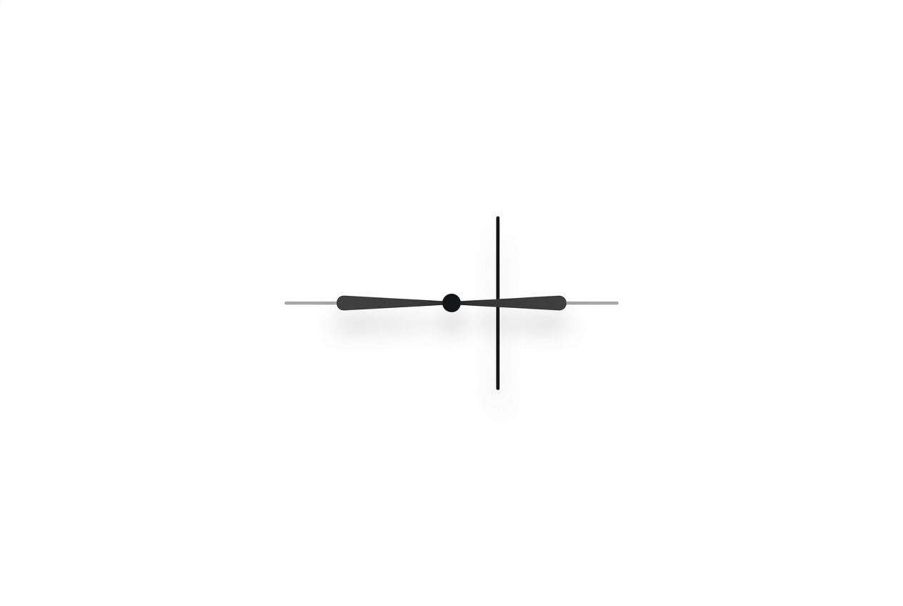 Diagram of a confidence interval spanning benefit to harm