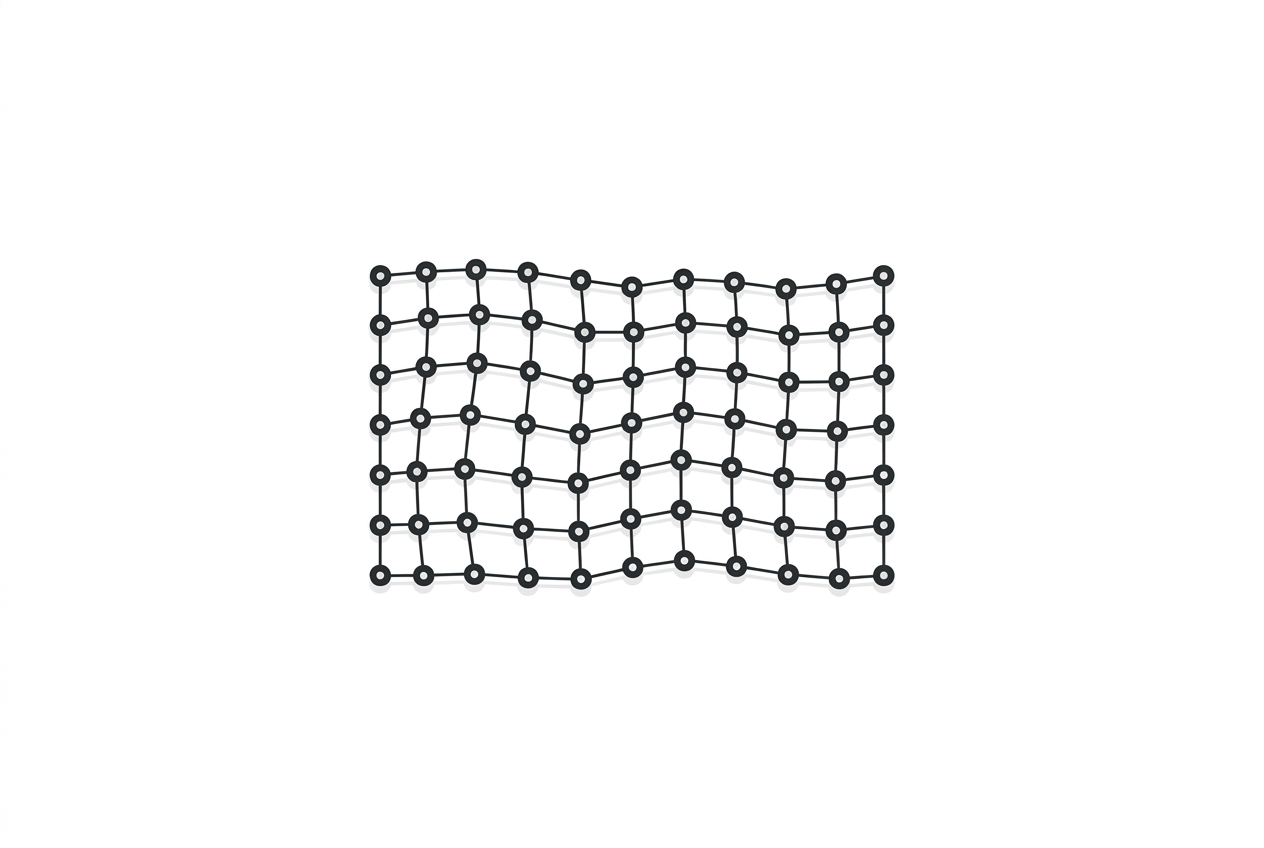 Diagram of galaxy clustering used to test dark energy