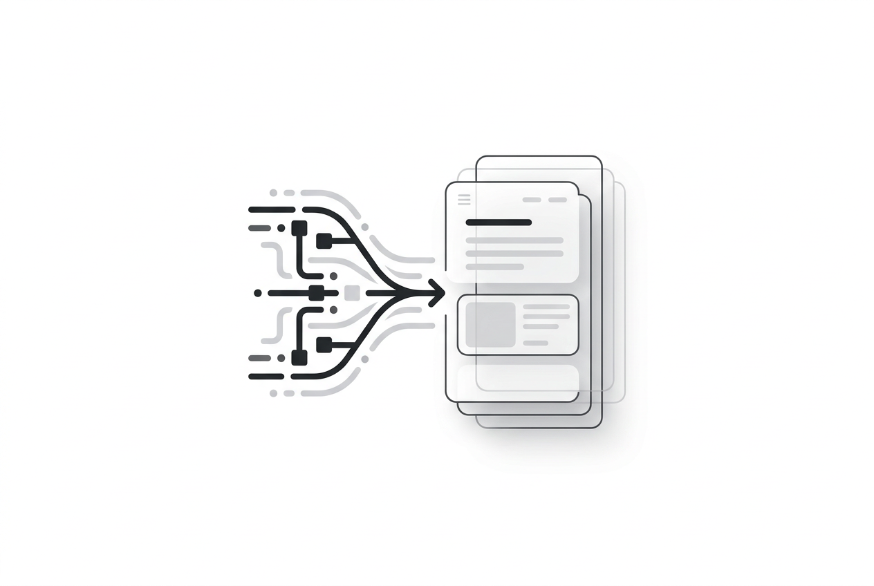 Diagram of network traces being reverse-engineered into a cloned app