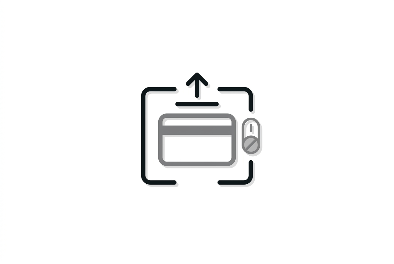 Corporate card as a credential wrapped in permission rules