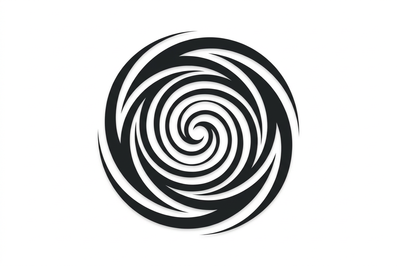 abstract diagram of a self-similar fluid blow-up pattern