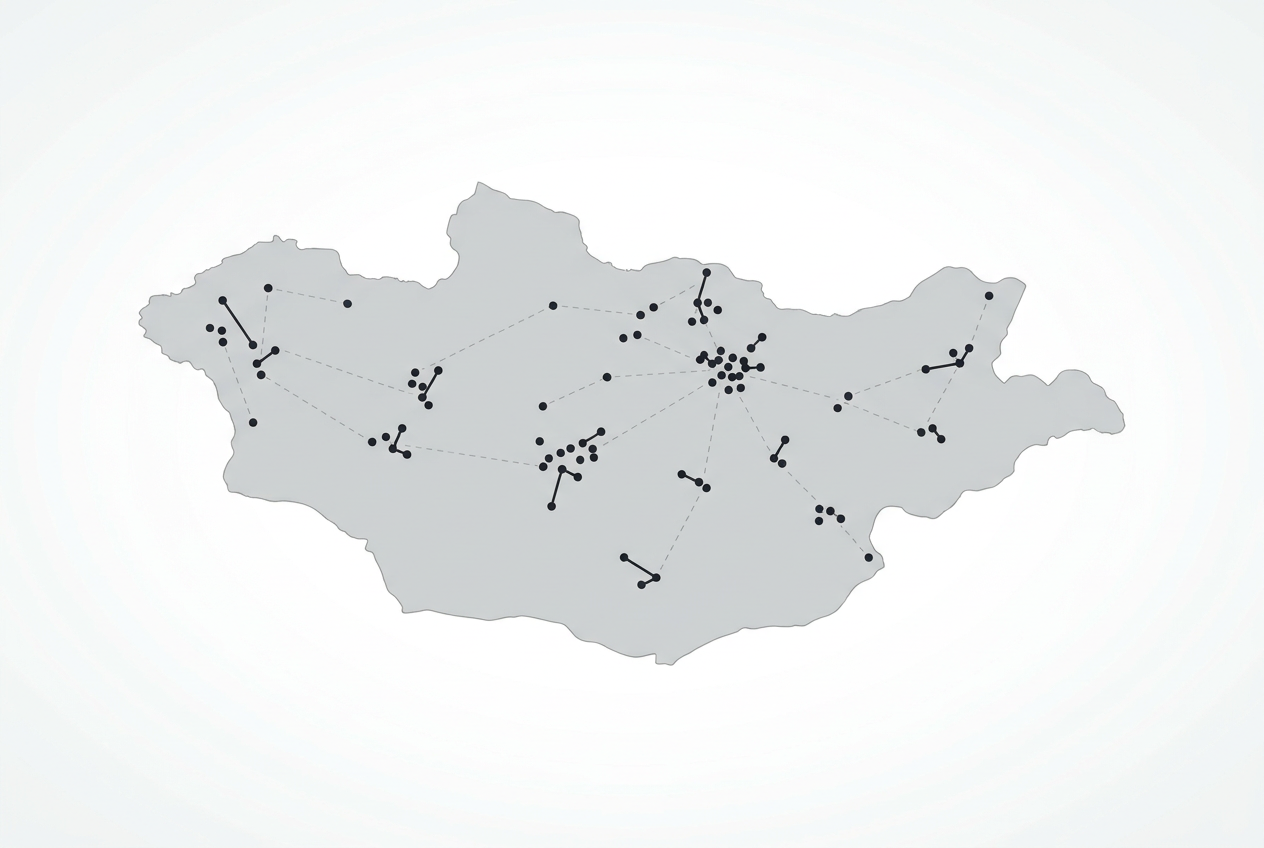 Map showing scattered local opposition to data center projects