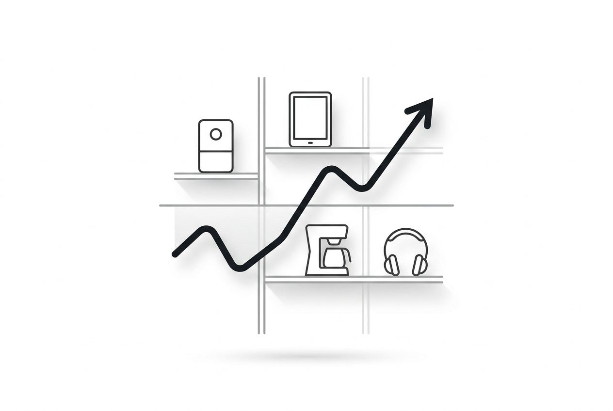 Durable-goods prices flipping from deflation to positive year-over-year