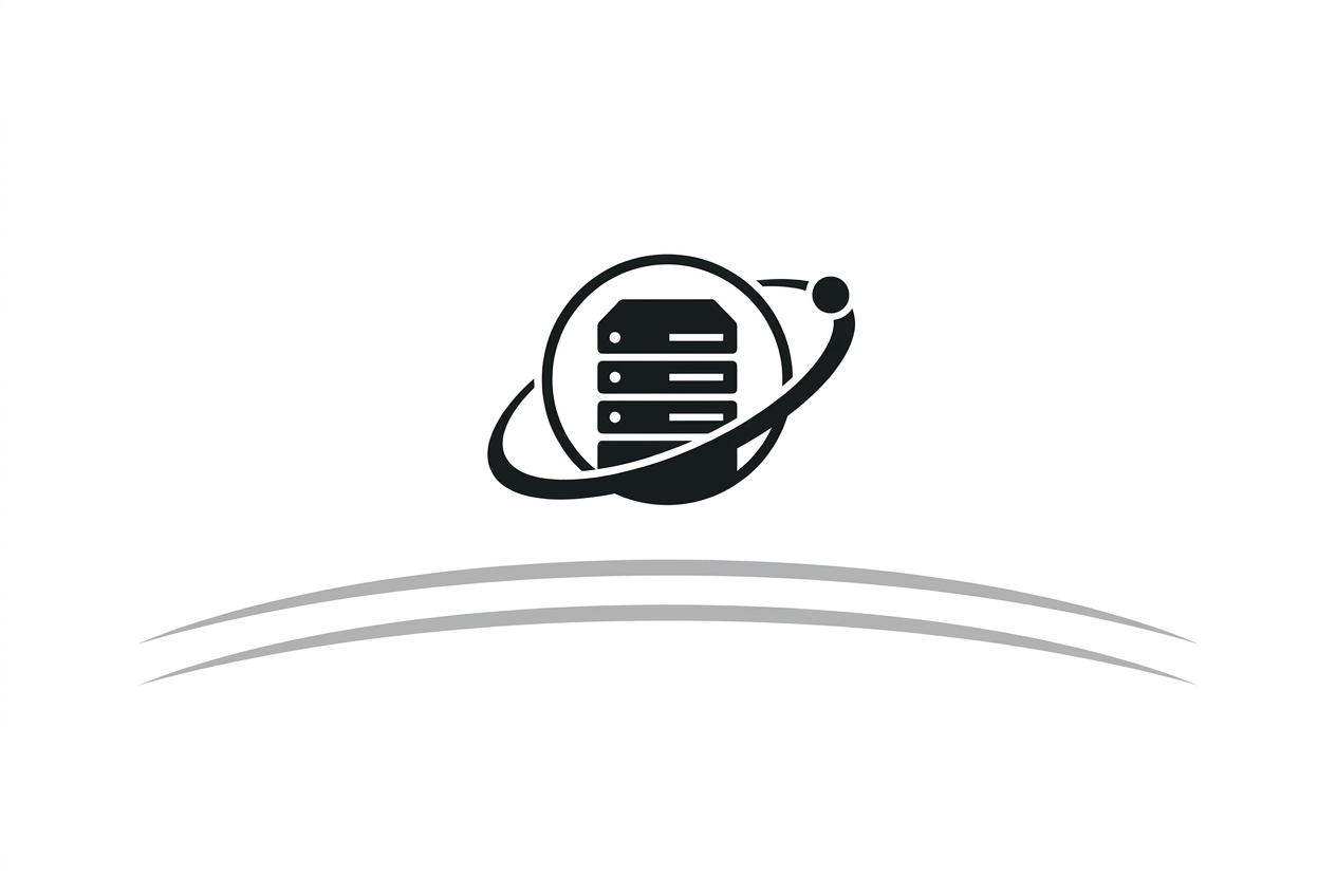 Orbital AI data center concept in satellite orbit