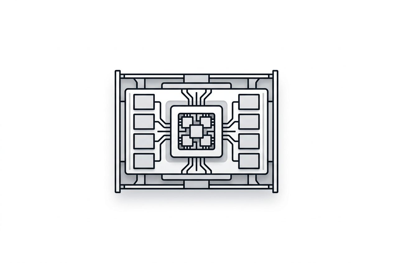 diagram of a custom XPU wrapped in NVLink Fusion interconnect and memory