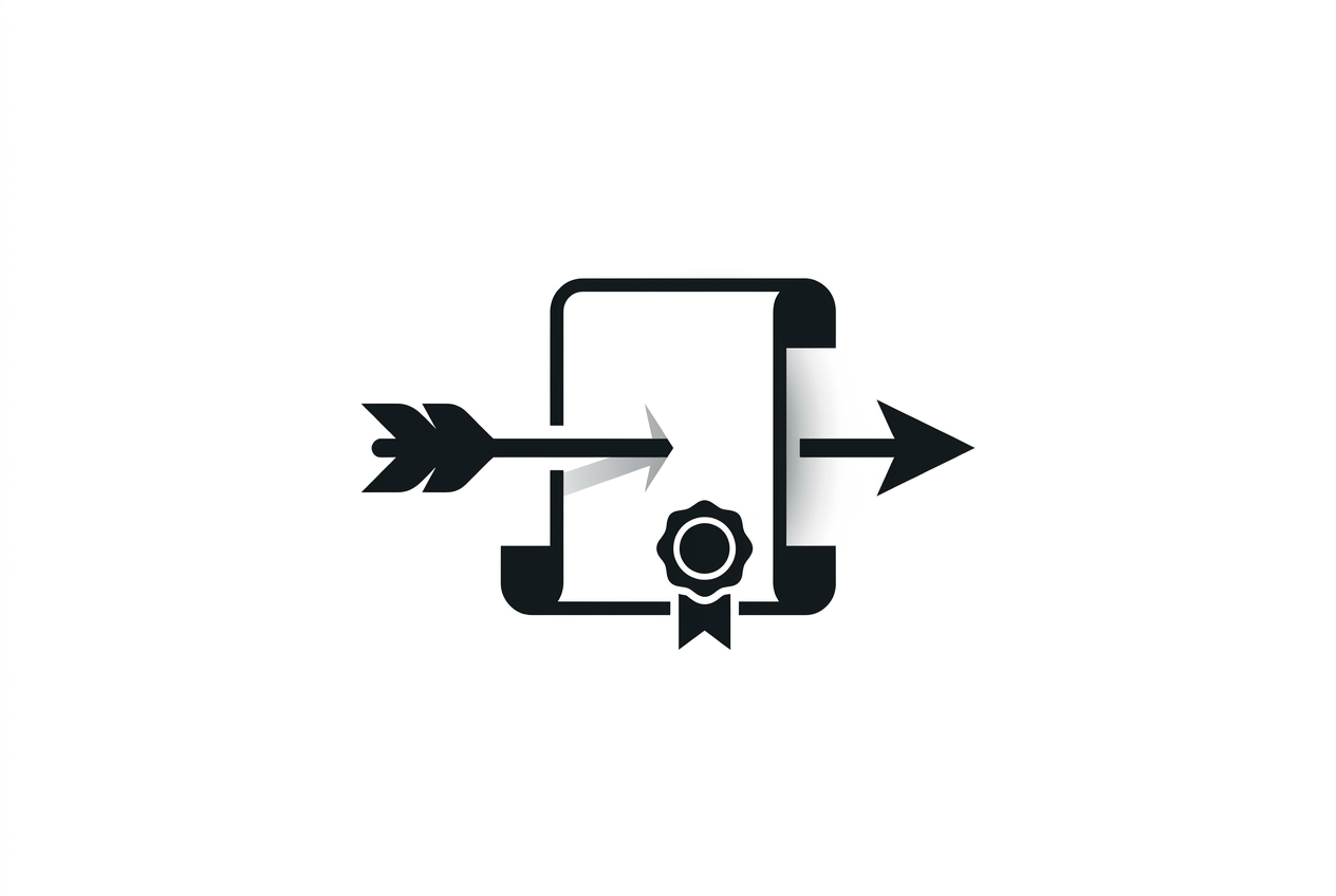 Arrow piercing a sealed agreement