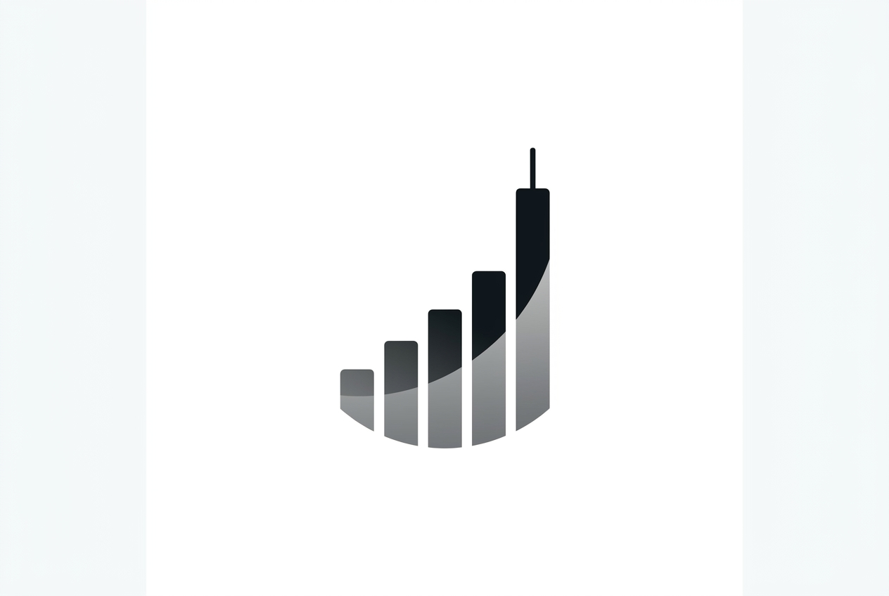 Chart showing a sharp single-day stock surge