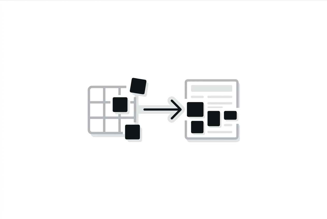 Diagram of an AI model reading a design system as live context