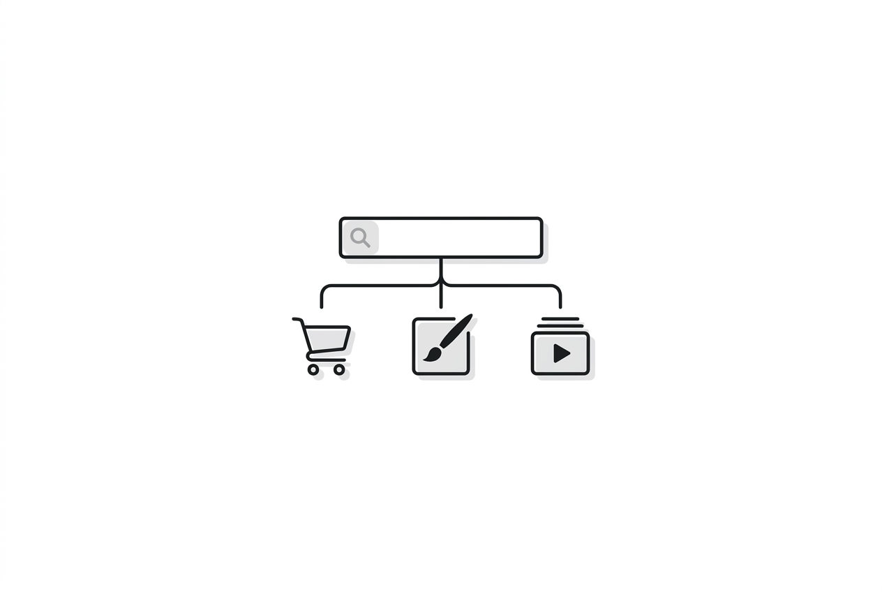 Search connecting to Instacart, Canva, and YouTube Music