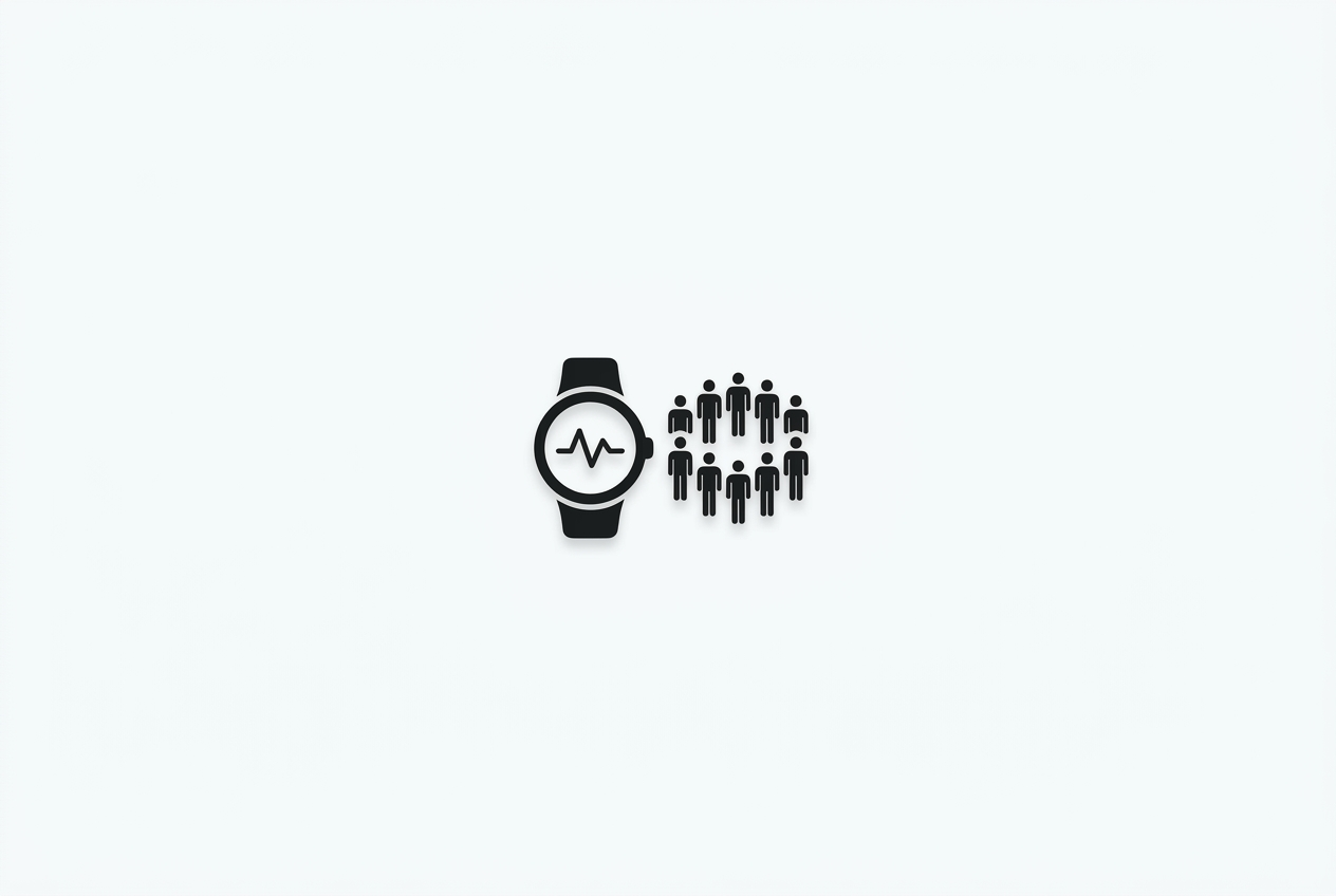Wrist accelerometer representing biobank population data