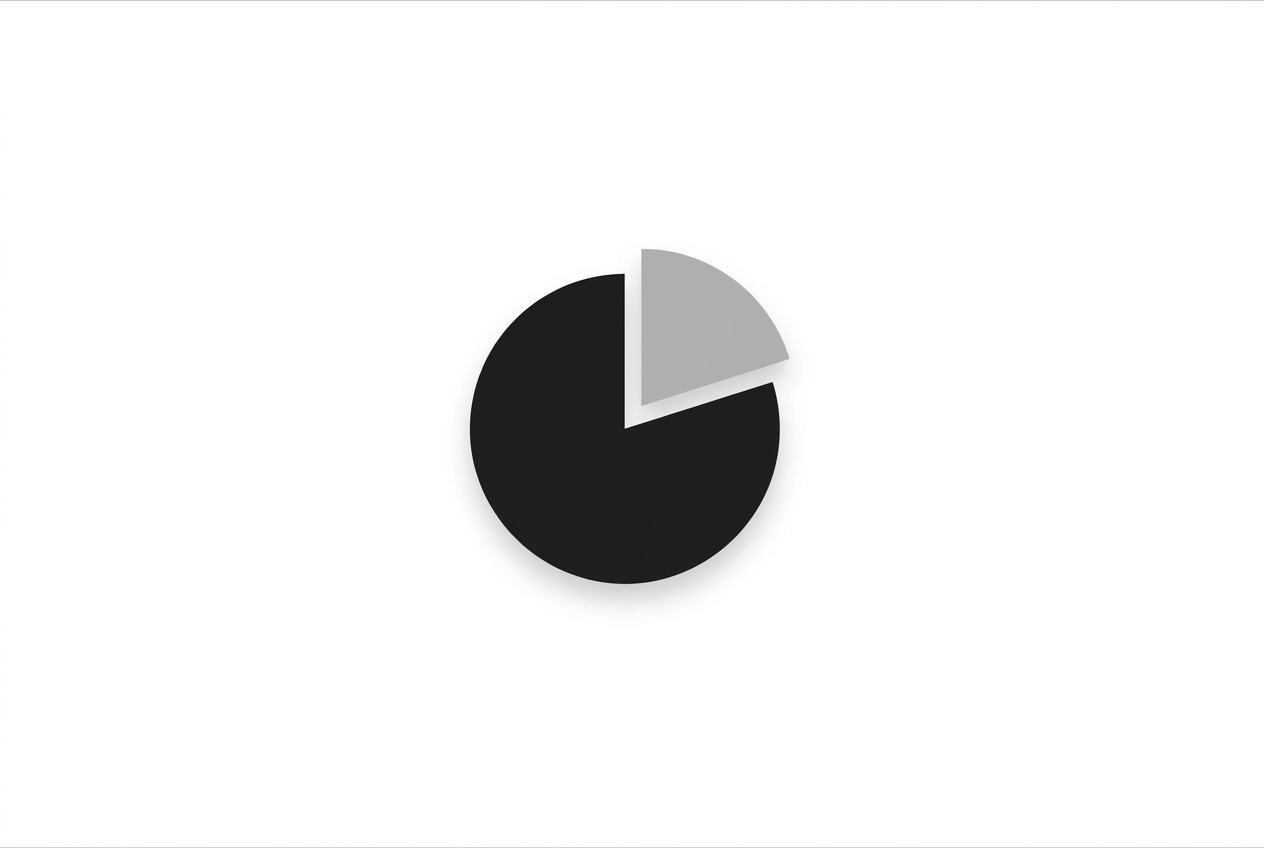 diagram showing 80% hardware versus 20% subscription revenue split