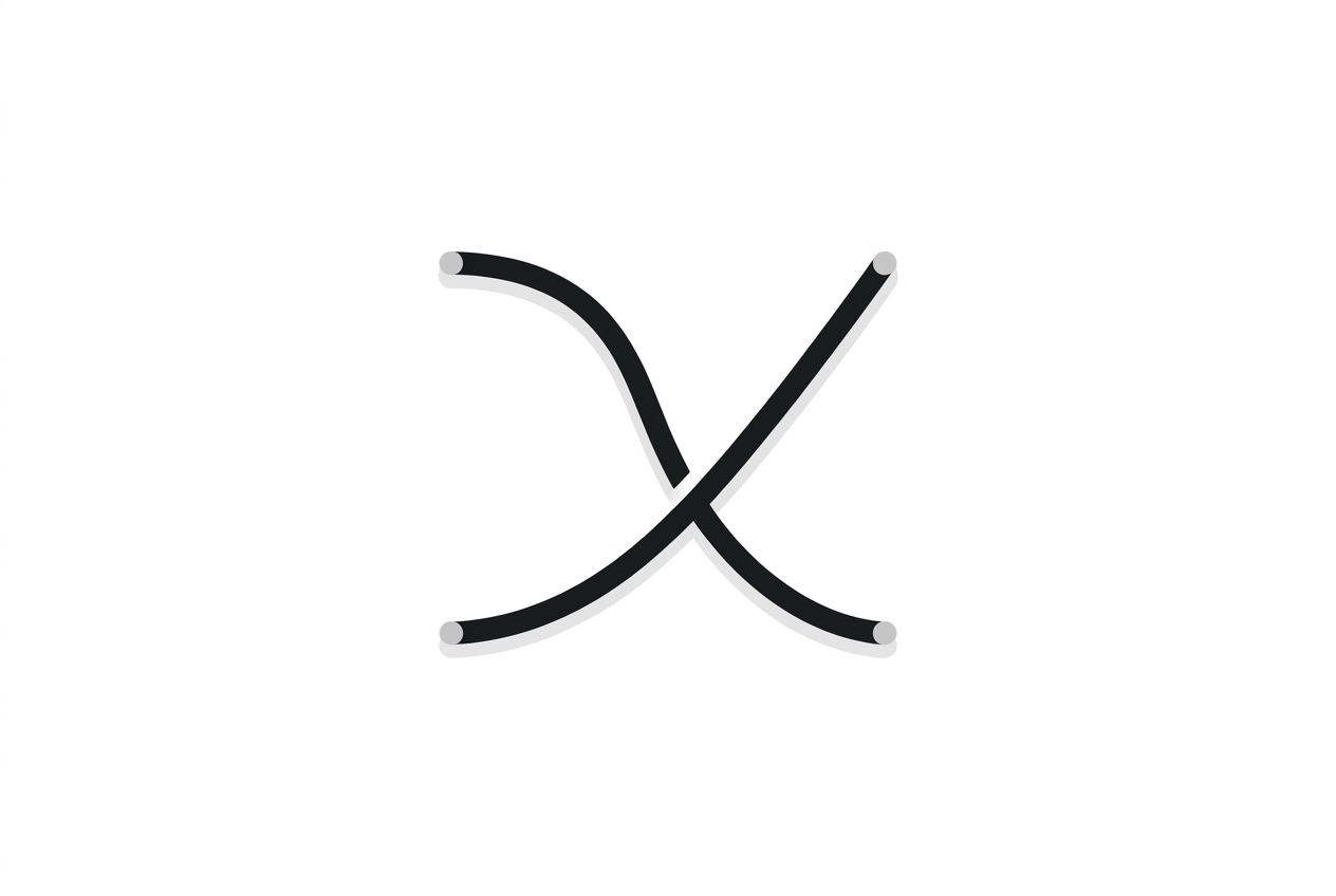 Two crossing curves showing token price collapsing as usage climbs