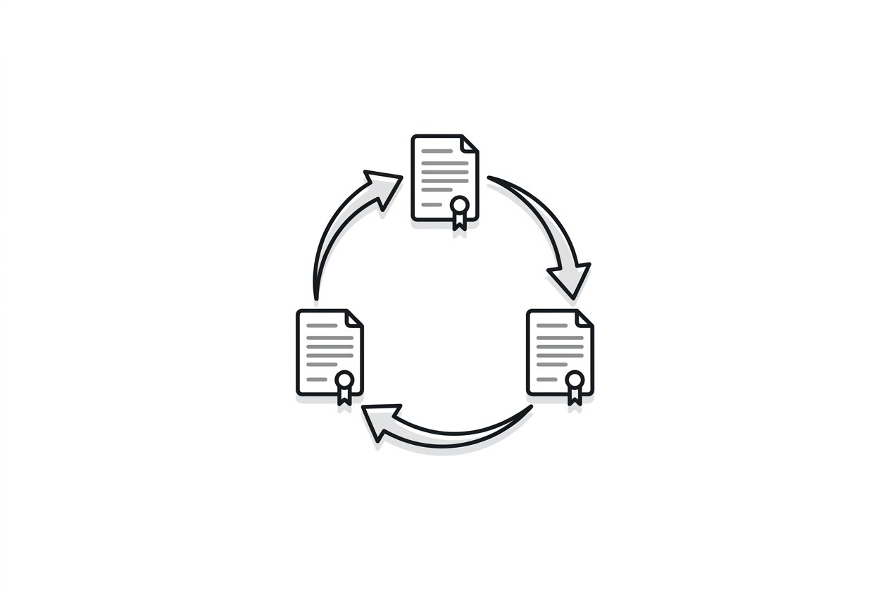 Diagram of the circular capital-offtake-datacenter dependency