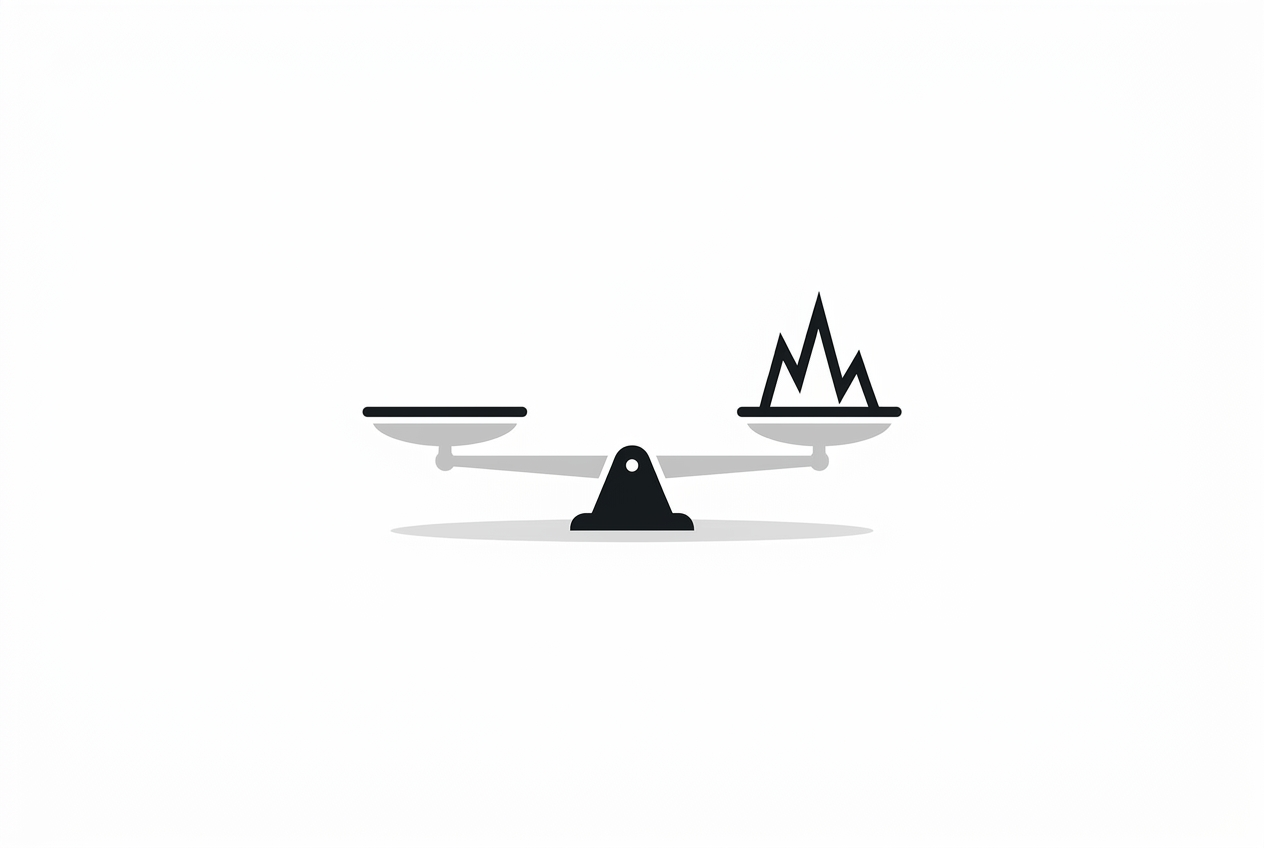 Scale weighing calm avoidance against distressing importance