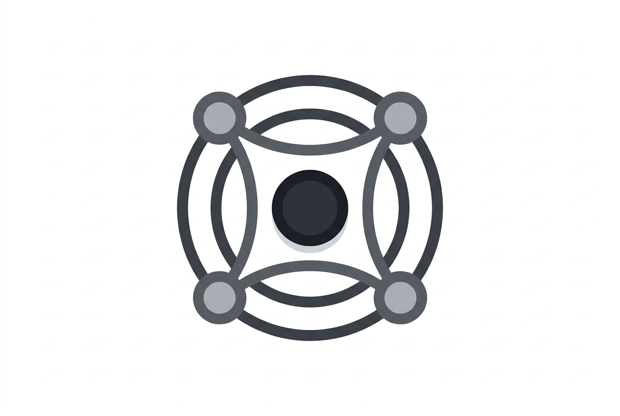 Diagram of a bank and payments consortium co-founding a shared stablecoin