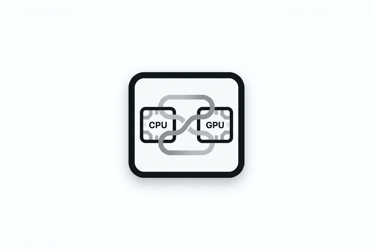 Diagram of unified memory shared across chip components